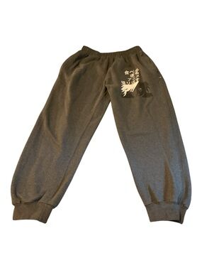Kids Gray Graphic Sweatpants